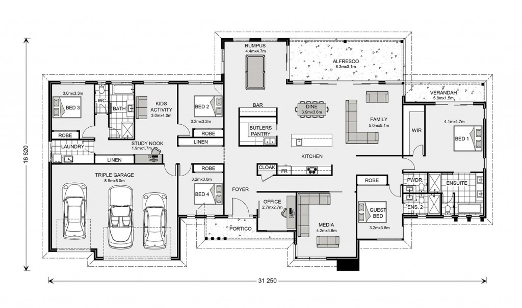 Somerset 400 Floorplan