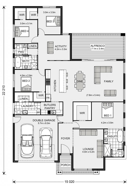 Vista 286 Floorplan
