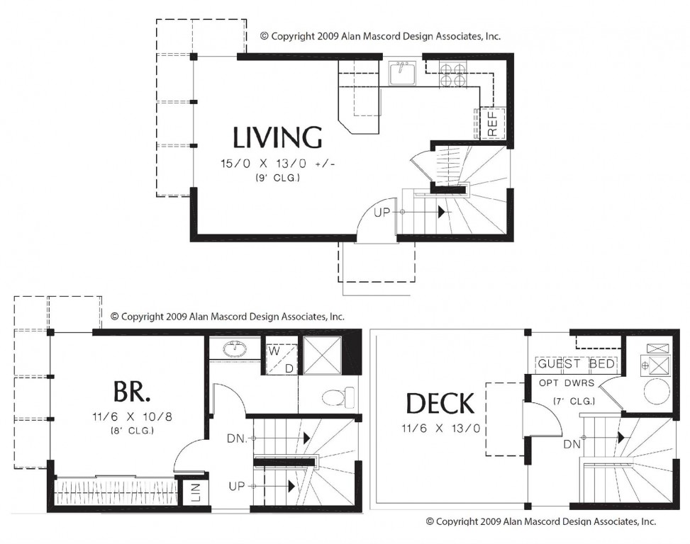 Home Designs ADU The San Diego 728 G.J. Gardner Homes