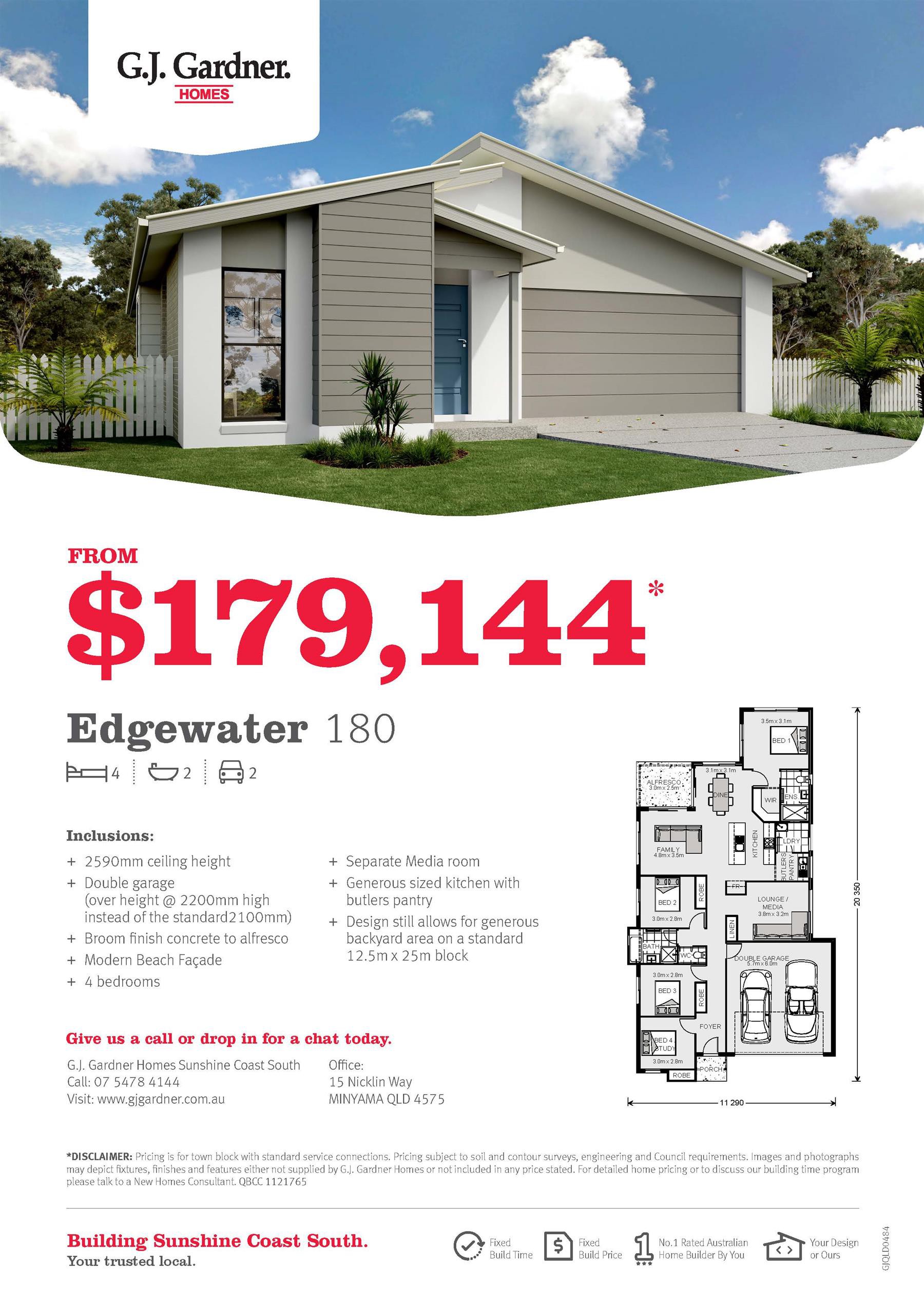 Be in your own home from $179,144