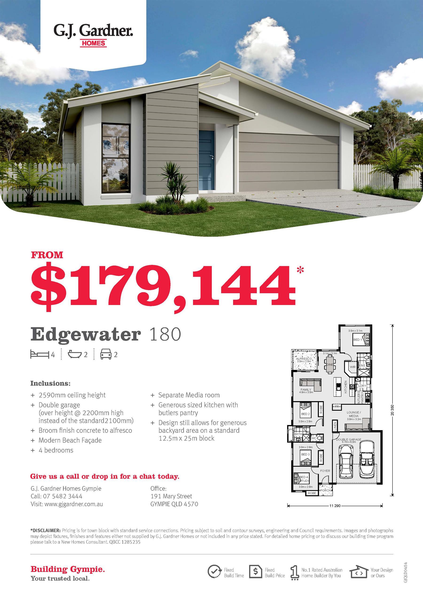 Be in your own home from $179,144
