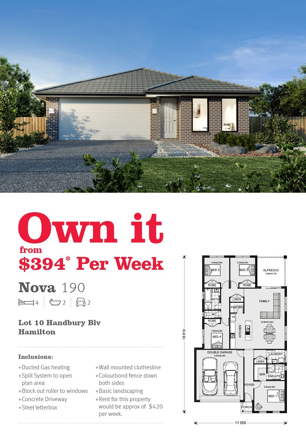 House And Land In Hamilton From Just 394 Per Week G J Gardner Homes