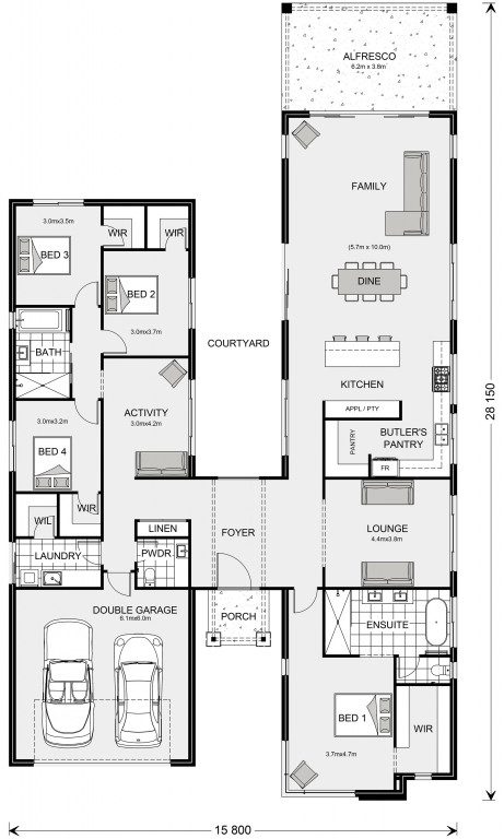 Oakford 320 (NSW Only) Floorplan