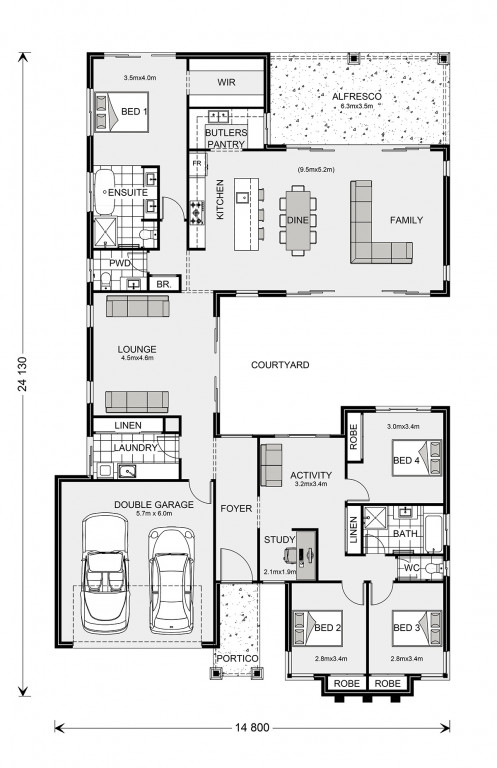 Mandalay 280 (NSW Only) Floorplan