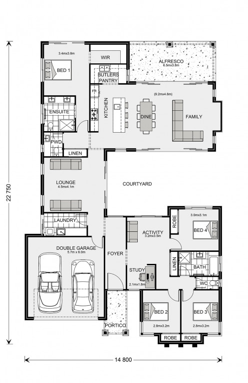Mandalay 260 (NSW Only) Floorplan