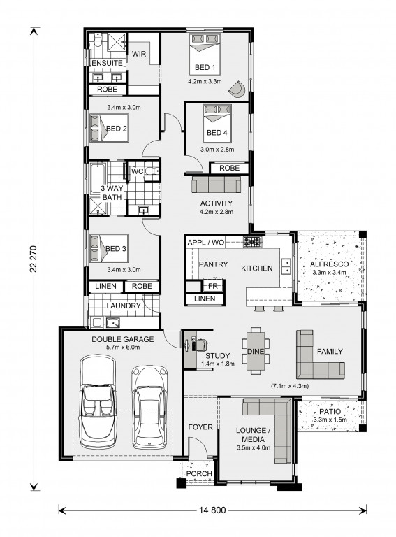 Parkview 240 (NSW Only) Floorplan