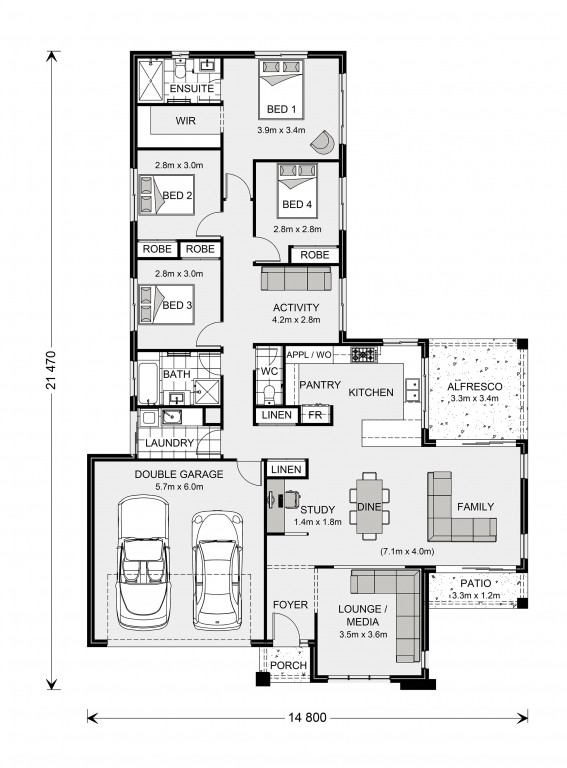 Parkview 221 (NSW Only) Floorplan