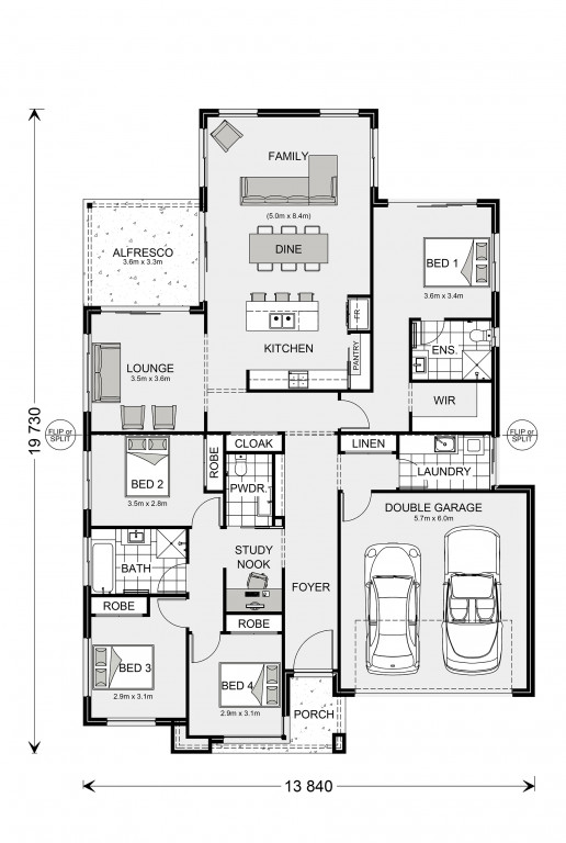 Hawkesbury 228 (NSW Only) Floorplan