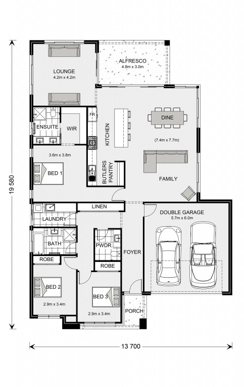 Broadbeach 224 (NSW Only) Floorplan