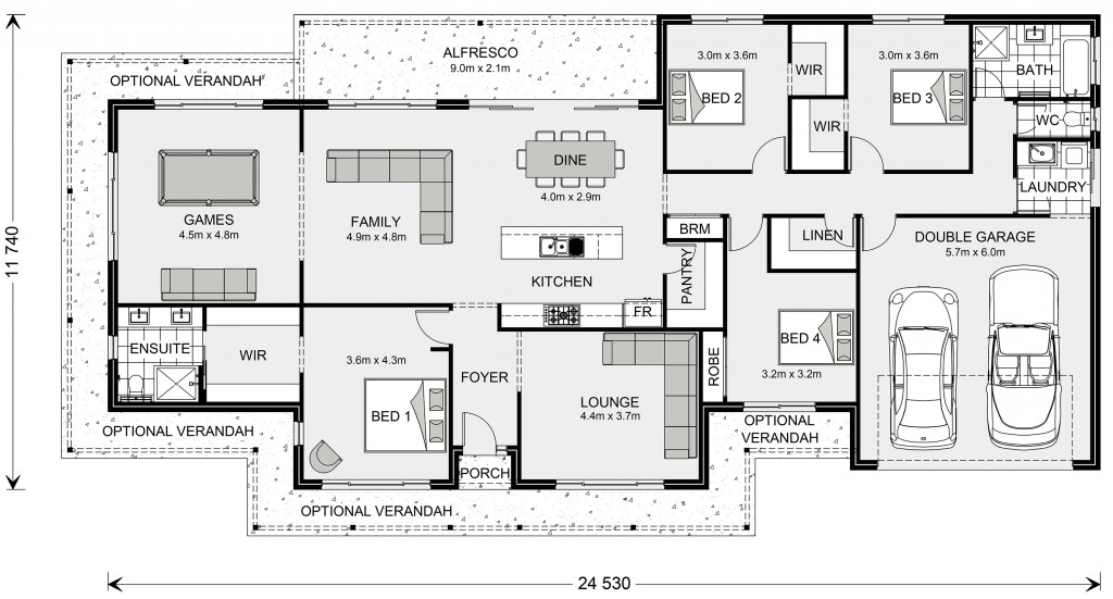 Newstead 260 (NSW Only) Floorplan