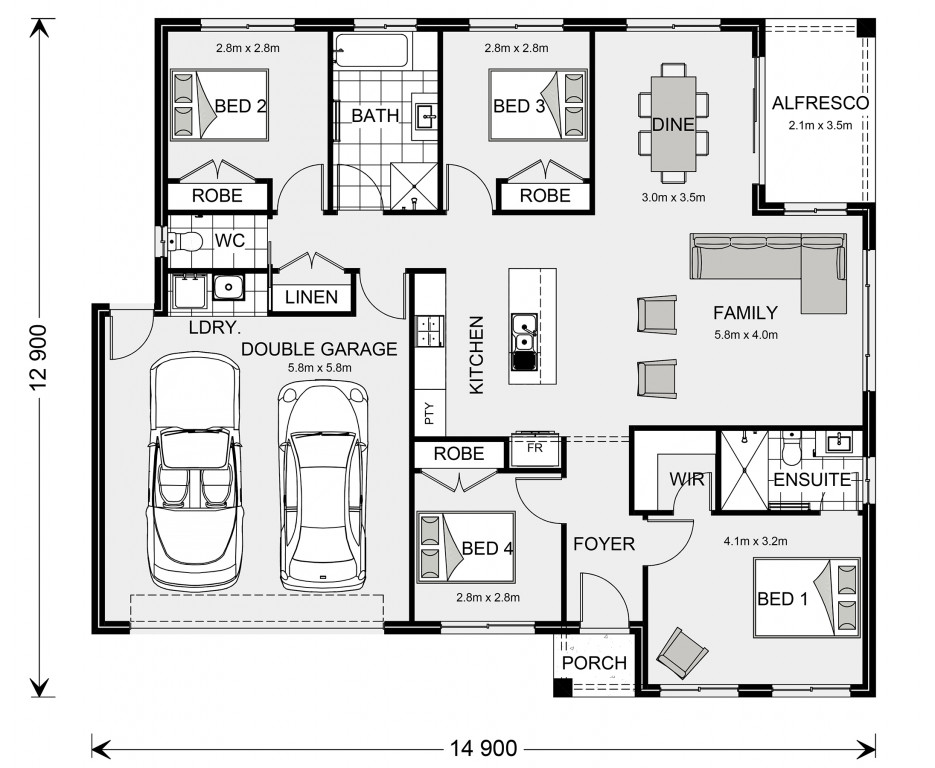 Brighton 175 (NSW Only) Floorplan