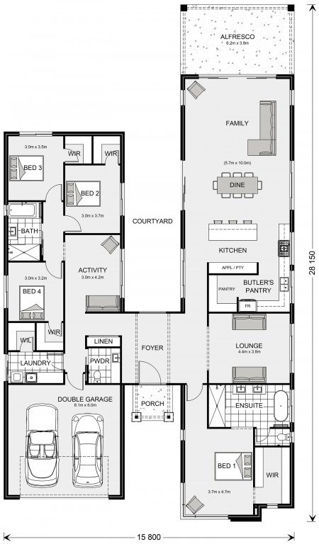 Oakford 320 Floorplan
