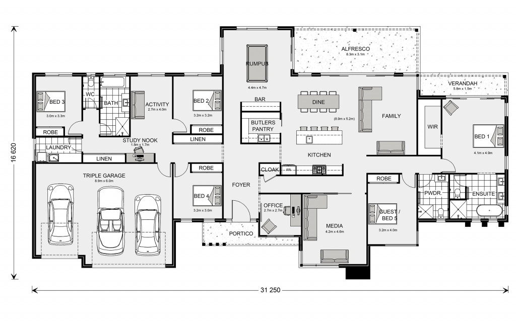 Somerset 400 Floorplan