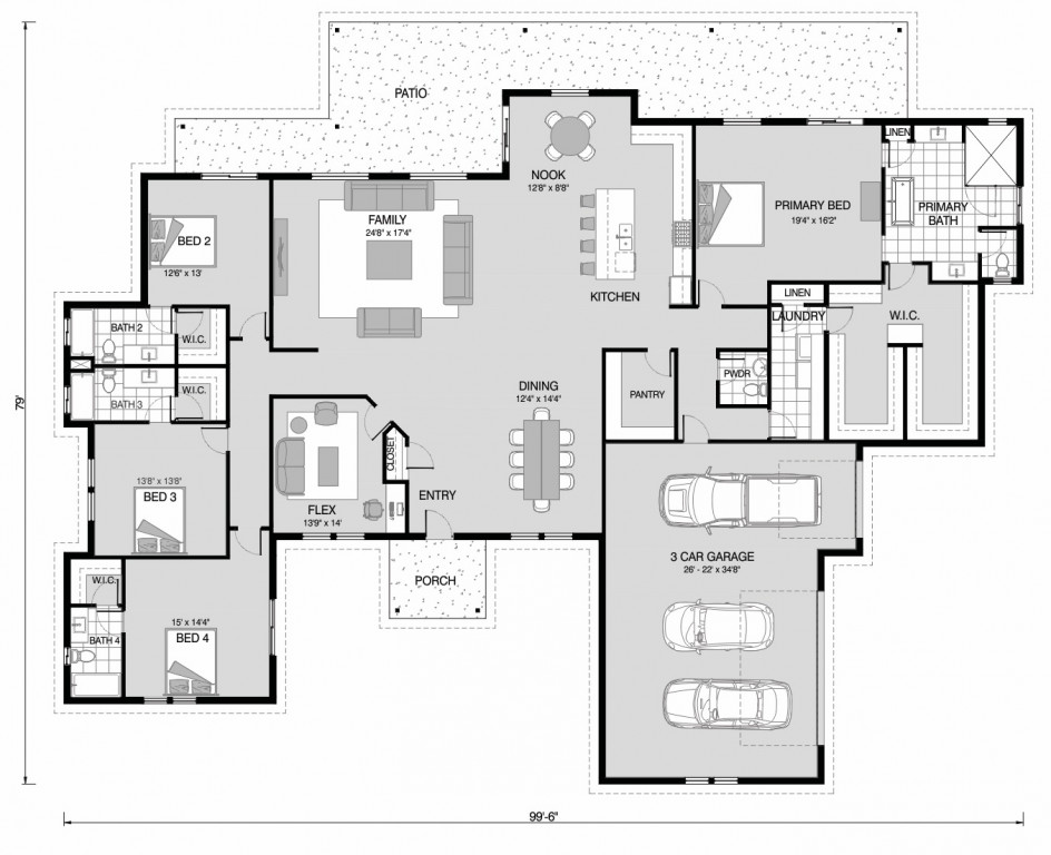 Kingston 3869 Floorplan