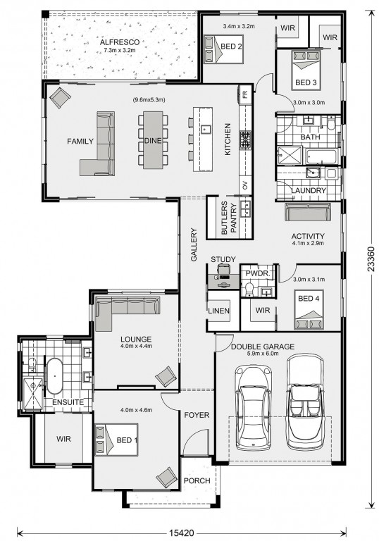 Beachmere 291 Floorplan