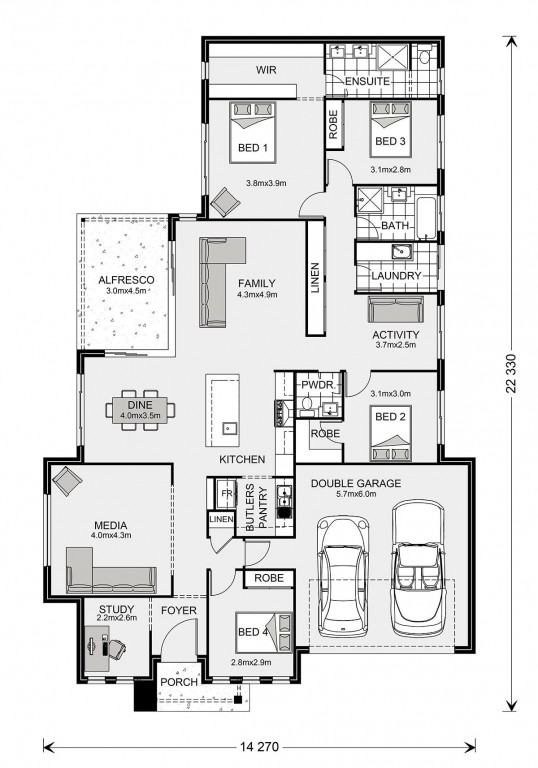 Bedarra 247 Floorplan