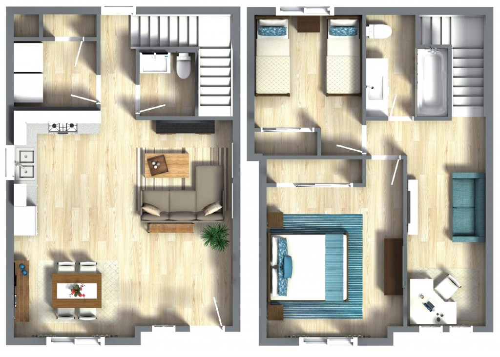 ADU – The Huntington Beach 1148 Floorplan