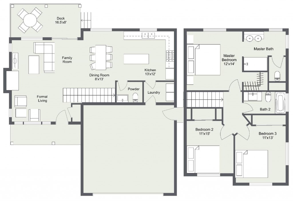 Big Bear Lodge 1395 Floorplan